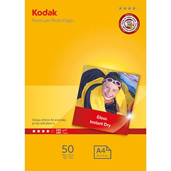 Kodak premium A4 240gr, 50 vellen