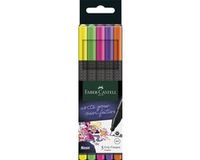 Faber-Castell Fineliner Grip - Set 5 stuks - Neon