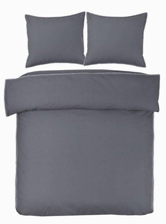 Papillon Wellington dekbedovertrek eenpersoons 140x200/220 Grijs