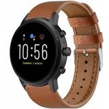 Strap-it Fossil Bracelet cuir Fossil Gen 5 (serré marron)