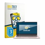 BROTECT Screenprotector 3 Stuks voor ASUS Chromebook CX15 Beschermglas Transparant