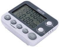 Cake Minuteur de cuisine numérique / Minuteur - Double 2 temps - Magnétique - Volume d'alarme réglable - Incluant 2 piles