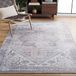 SAFAVIEH Tucson Collection - 3' x 5' Beige and Grey Non-Slip Rug