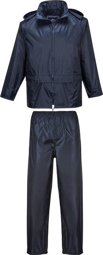 Portwest Regenpak 2 delig Donker Blauw Maat XL - 5036108275755