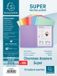 Exacompta SUPER 210 Pak van 100 mappen 210g/m2 -24x32cm voor A4. - Grijs
