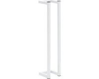 vidaXL Handdoekenrek - 12,5x12,5x60 cm - Staal - Wit - Industrieel