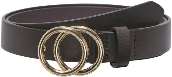 ONLY CARMAKOMA CARRASMI PU JEANS BELT - Vrouwen - Coffee Bean