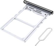MMOBIEL Dual Simkaart Houder Geschikt voor Samsung Galaxy Z Flip7 – Sim Card Tray - Dubbele Simkaarthouder Vervanging - Incl. Sim Pin en Waterdichte Rubberen Ring - Jet Black