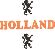 Oranje Holland stickers - Foam letters van 18x23 cm