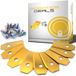 Titan Longlife lames, scheermesjes, reservemesjes 0,75 mm avec vis (9 pièces) pour Goat G1