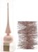 Decoris Kerstversiering glazen piek mat 26 cm en folieslingers pakket lichtroze van 3x stuks - Kerstboomversiering
