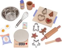 howa Kinderkeuken Accessoires Speelgoed Bakset van Hout 19-delig 4896