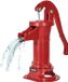 VEVOR Antieke Vintage Handpomp, 7,6 M Opvoerhoogte, Gietijzeren Nostalgische Pomp, Bronpomp, Handpomp, Npt 1-1/4 Inch Aansluiting, Tuinpomp, voor Tuin, Vijver, Tuin, Boerderij, Rood
