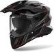 Airoh Commander 2 Adventure Integraalhelm - Full Carbon - Zwart/Grijs/Rood - Maat XL