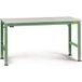 Manuflex LU4168.6011 antistatique (ESD) Table de travail ESD TABLE de base UNIVERSELLE standard avec plaque en mélamine, L x P x H = 2500 x 1200 x 763-873 mm