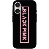 Blackpink Hoesje Iphone 16 Plus Blackpink VIP Tickets Blackpink logo Voorkant zwart