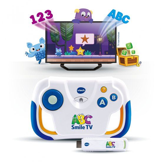 VTECH Abc Smile Tv - Ma Premiere Console Tv Educatief