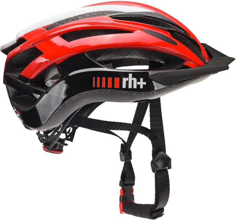 rh+ 2In1 Helm, rood/zwart