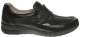 Caprice Zwarte Comfort Velcroschoen Lycra maat 36