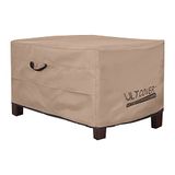 ULTCOVER Waterproof Patio Ottoman Cover Rectangular Outdoor Side Table Furniture Covers Size 40L x 30W x 20H inch