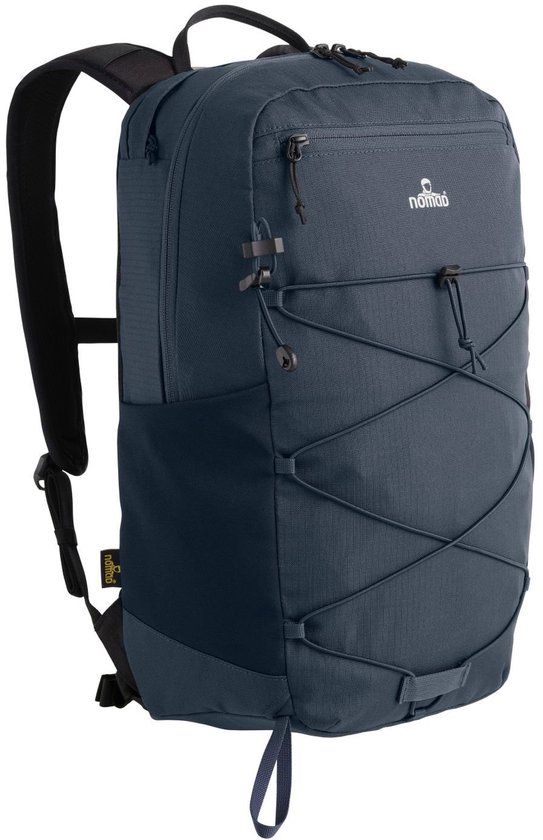 NOMAD® Montagon 22 Rugzak | 22 L Dagrugzak | Dark Navy | Waterzak Compatibel | 15,6" Laptopvak | Lichtgewicht | Gewatteerde rug | 100% Gerecycled Polyester