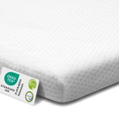 Surmatelas gel, 120x200 cm, 6 cm d'épaisseur, mousse froide et gel, H2/H3, amovible
