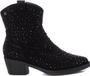 Xti 143116 Bottines Cuir Noir Talon Bloc 5-7cm EU 36 Femme