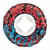 Santa Cruz 53mm Slime Balls Vomit 2 mini 97A roues de skateboard blanc rouge bleu