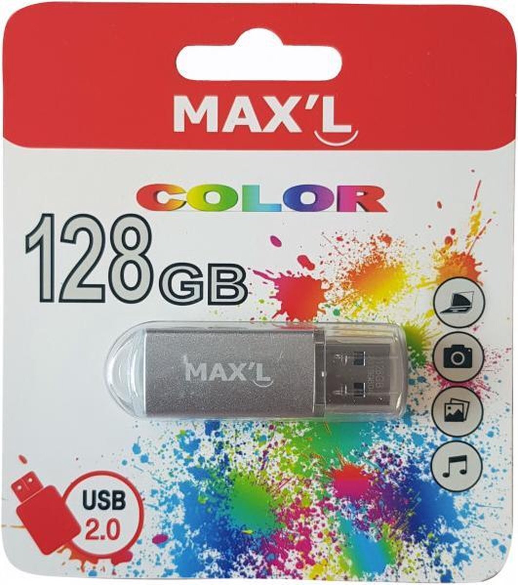 MAX'L Color USB 2.0 128GB