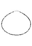 NAEMI Ketting zwart / zilver