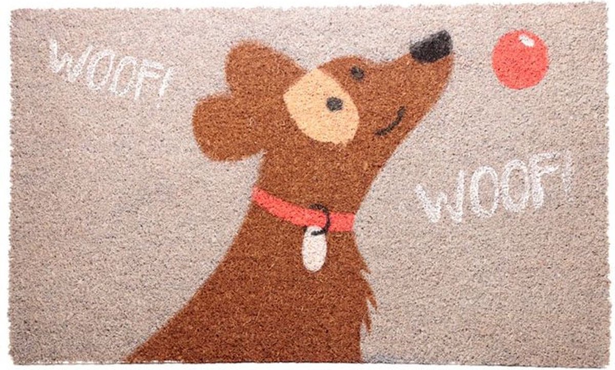 Puckator Woof Woof Apport Hond Deurmat 75x45cm