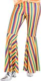 Amscan Verkleedbroek Gestreept Dames Nylon Geel Maat 36/38