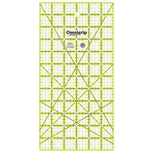 Omnigrid antislip liniaal (ca. 16,5 cm x 16,5 cm)