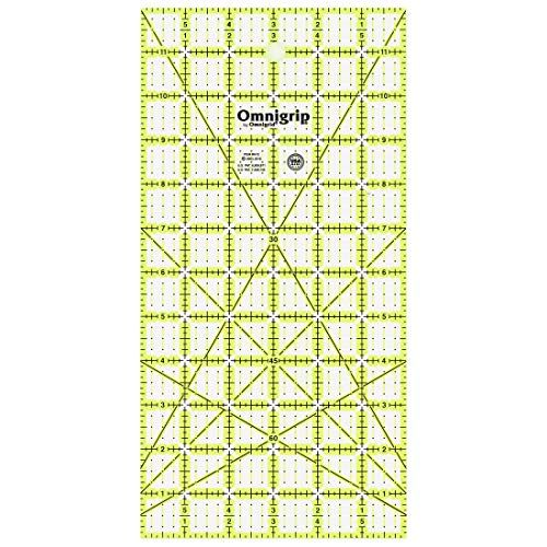 Omnigrid antislip liniaal (ca. 16,5 cm x 16,5 cm)