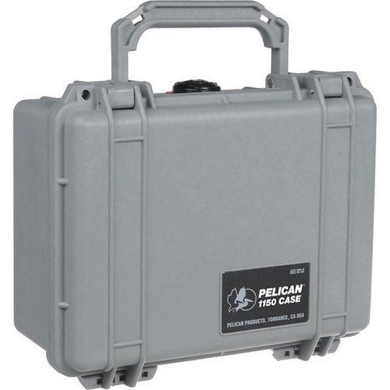 Peli 1400 Waterdichte Camerakoffer Zilver - Spiegelreflexcamera - Met Foam Interieur