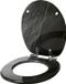 Wan GmbH Duroplast abattant de WC avec déclipsage rapide - Noir