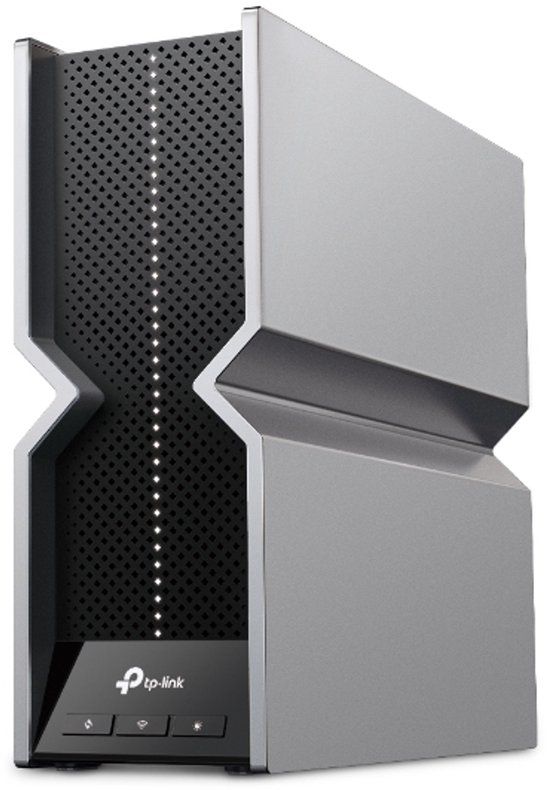 TP-Link RE800BE WiFi 7 WLAN versterker repeater BE19000, tri-band, 1 × 10 Gbps-poort + 2 × Gigabit-poorten, maximale dekking, access point modus, 8 interne antennes, 320 MHz kanaal, led-lichtbalk