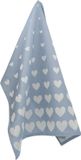Bunzlau Castle Theedoek Hart Grijsblauw