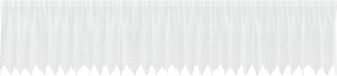 vidaXL - Kantgordijn - Wit - 100x750cm - Polyester