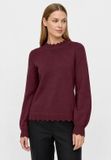 VILA Dames Trui Stijlvolle Look met Hoge Kraag