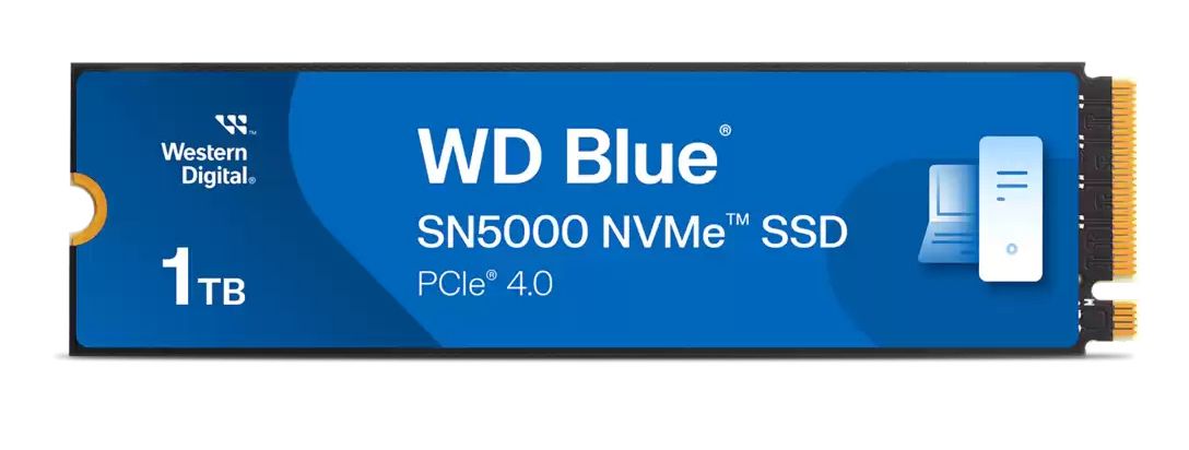 Western Digital WD Blue SN5000 1TB M.2 PCI Express 4.0 NVMe SSD