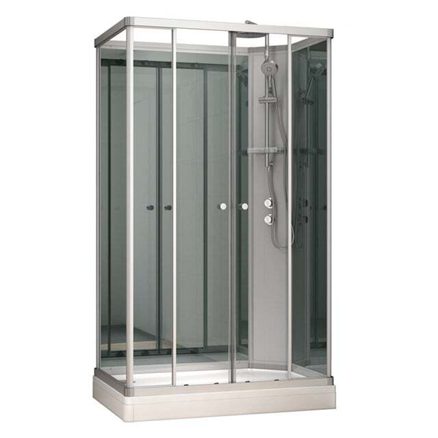 Maxaro Complete Douchecabine 140x90cm Spiegelglas Modera