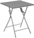 5 Five Simply Smart Vierkante klaptafel voor 2 personen met blad in houtlook, grijs, 60x60x75.5 cm