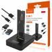 Zenwire Boîtier de disque BS-SD03 - Station d'accueil SSD M.2 - Adaptateur M.2 2en1 SATA NGFF PCIe NVME - USB type C 3.1 - USB 3.0 10 Gb/s - Noir