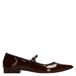 Sacha Mary Jane's lak loafers bruin
