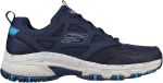 Skechers Hillcrest herensneakers, Navy Leather Mesh Synthetic Trim, 47.5 EU