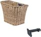 Basil Bremen Rattan Look Fietsmand FM - Voorop - Inclusief Bevestigingssysteem - Lichtbruin