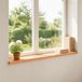 vidaXL - Raamprofielen - 2 stuks - Lak - 110 x 15 x 2 cm - Massief beukenhout