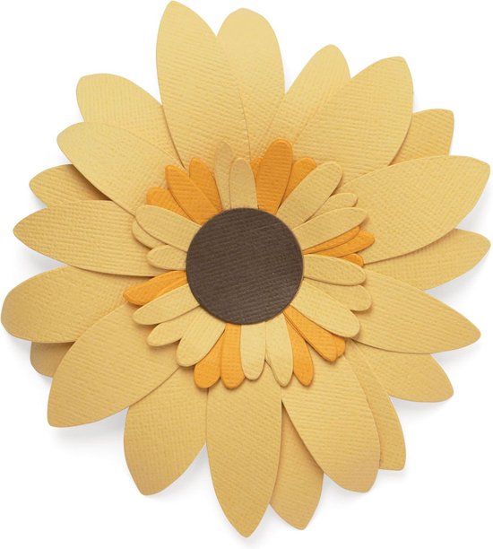 Sizzix Bigz Die Zonnebloem van Olivia Rose, 665191 - Embossing, Kaarten maken, Scrapbooking, Home deco