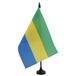 AZ FLAG Tafelvlag Gabon 21x14 cm